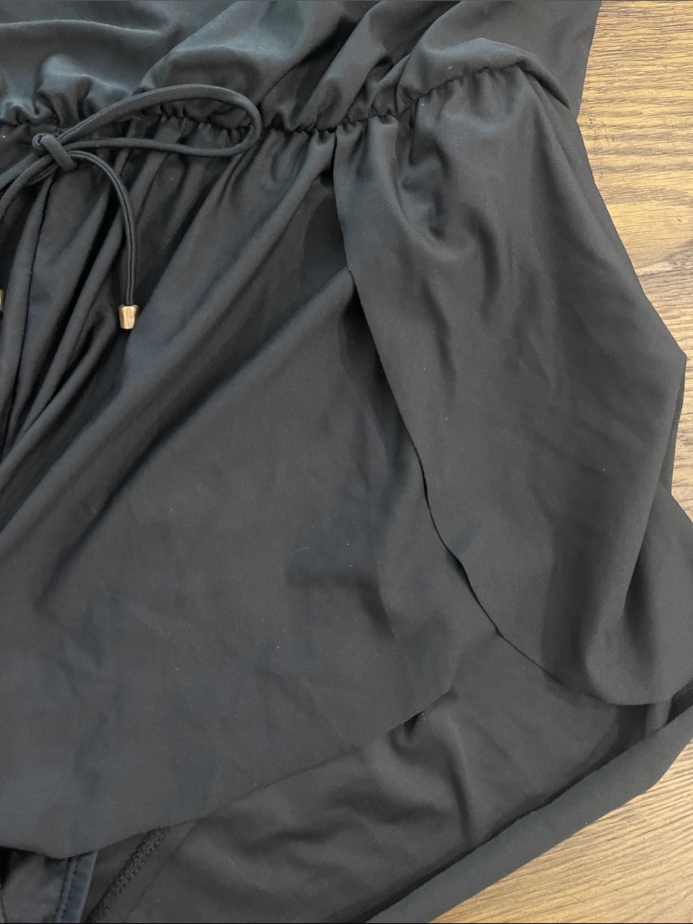Time and Tru Black Women’s Swim Romper NWOT 1X - Picture 10 of 12
